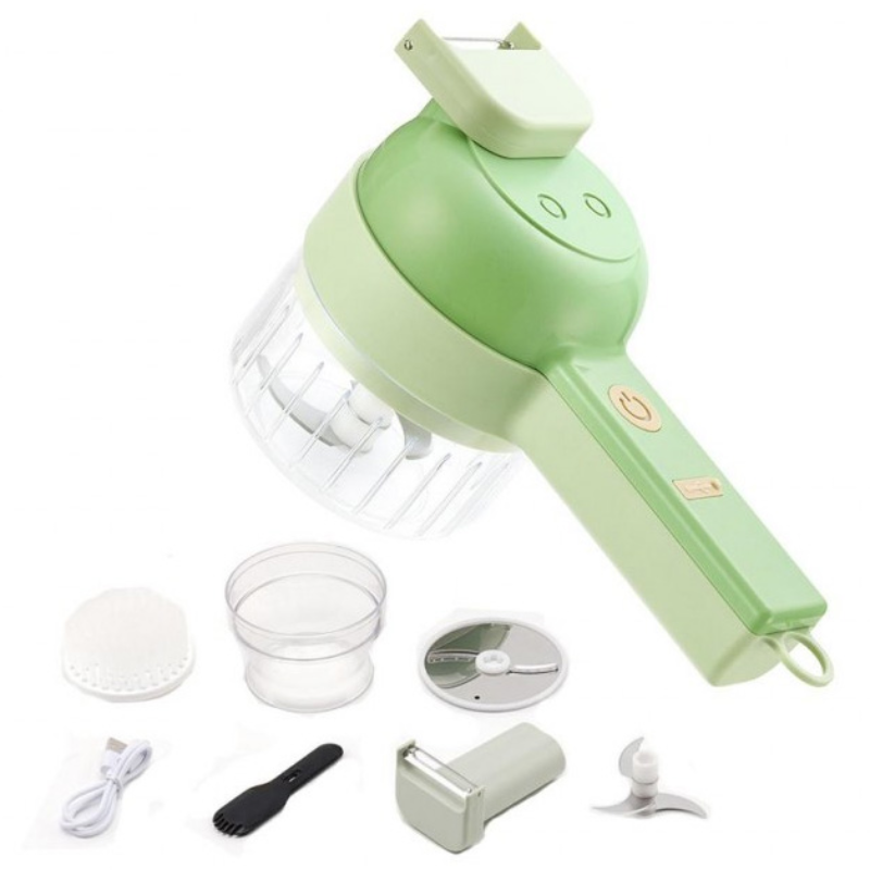 셀온류 아임쿡 전동 채칼 만능 전동 다지기 야채 마늘 슬라이서, 1개, 그린 26,500원