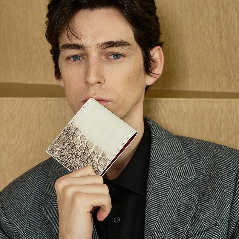 인피니토 남자반지갑 남성 명품 수제 [투톤 전체 악어 반지갑] 360,000원