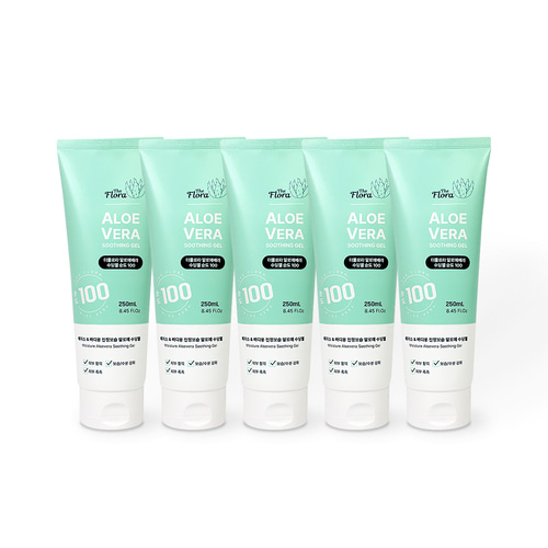 피부관리 더플로라 알로에베라 수딩젤(튜브형) 250ml-5개 보습 진정 수분크림 22,260원