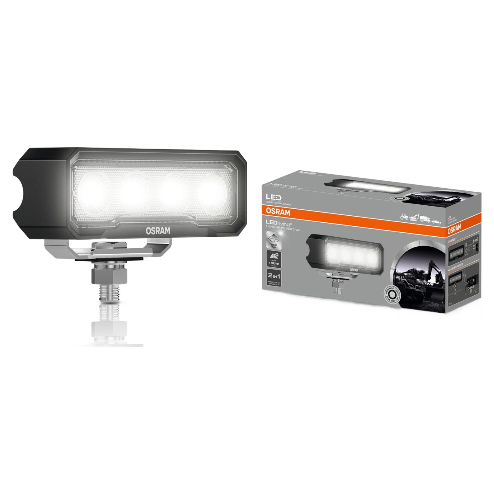 오스람 차량용 12V / 24V LED 써치라이트 작업등 라이트바 115-WD 49,000원