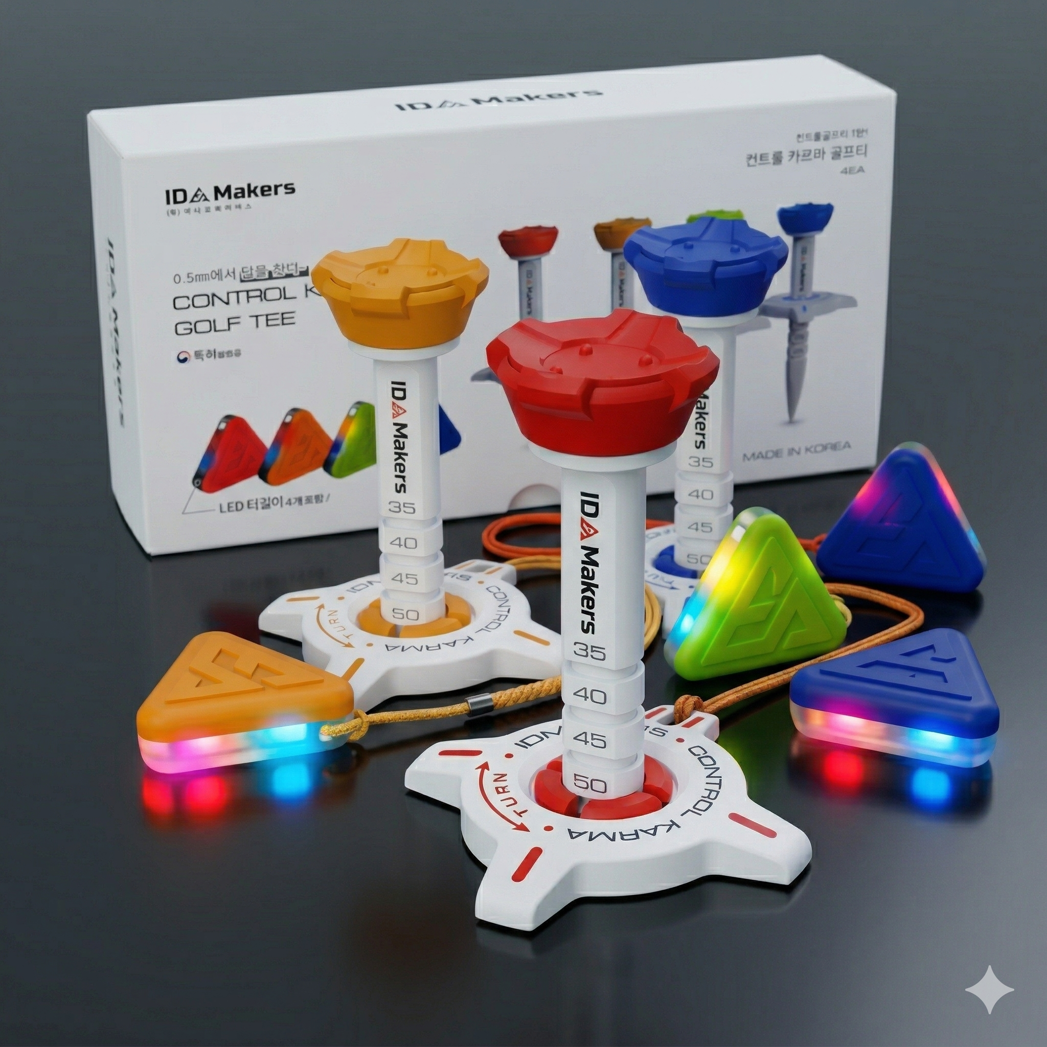부티나 골프 티꽂이 4P세트 높이조절  분실방지 티걸이 기능성 골프티 34,000원
