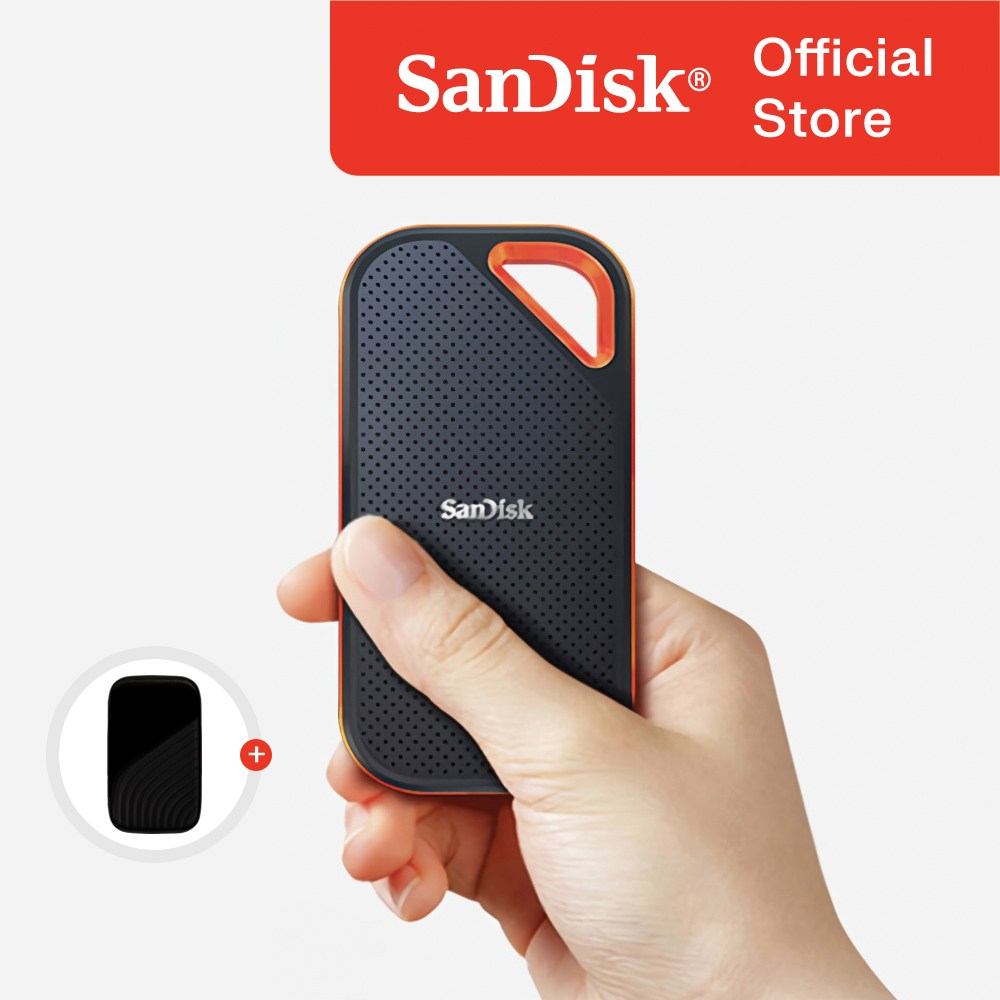 샌디스크 외장SSD E81 익스트림 프로 대용량 고성능 + 보관 케이스 패키지 1,380,000원