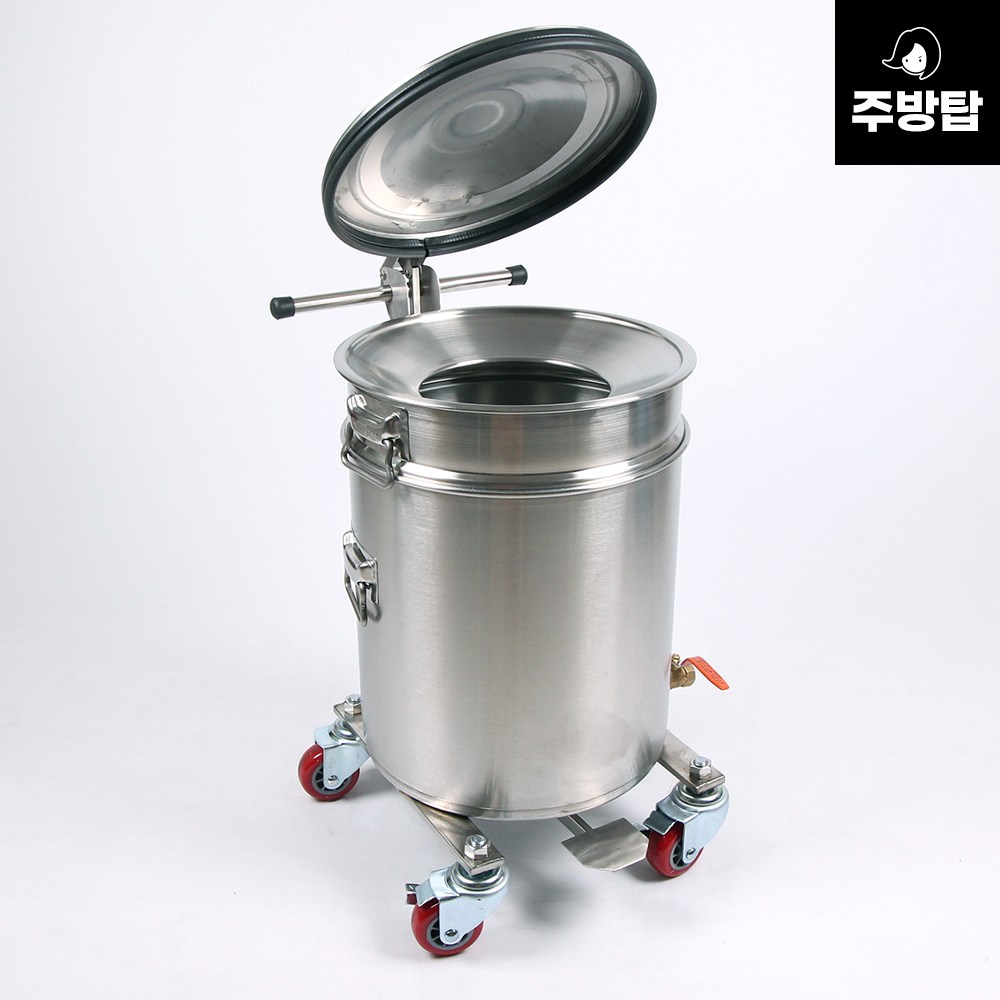 페달식 잔반통 음식물쓰레기통 이동식 잔반수거 국산 291,000원