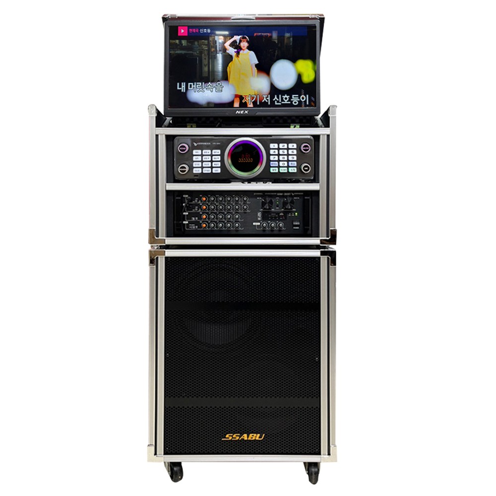 금영 노래반주기 KMS-S800 이동식 노래방 LED모니터 포함 풀세트(최신곡 포함) 1,210,000원