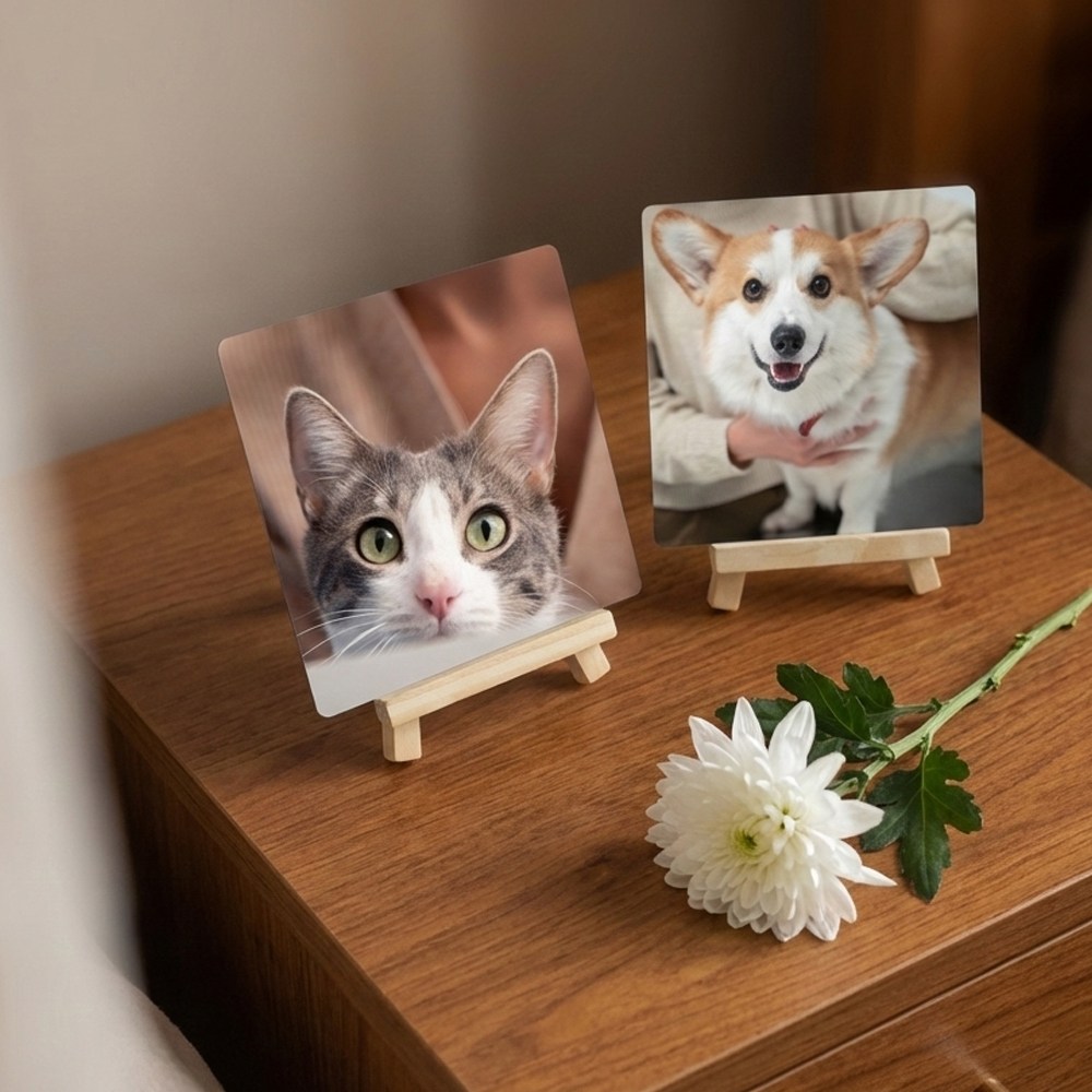 반려동물 납골당 사진 봉안당 추모 용품 변색없는 세라믹 포토 타일 액자 주문제작 15,900원