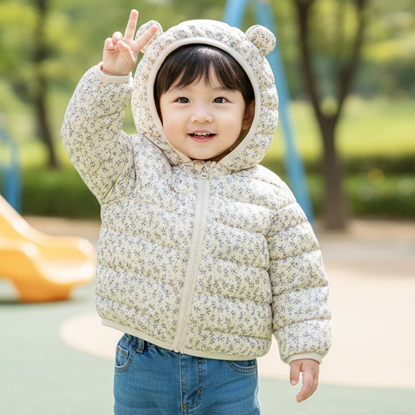 몽실이 베이비 베어 귀달이 경량패딩 아동 어린이 여아 남아 겨울 점퍼 아우터 19,000원