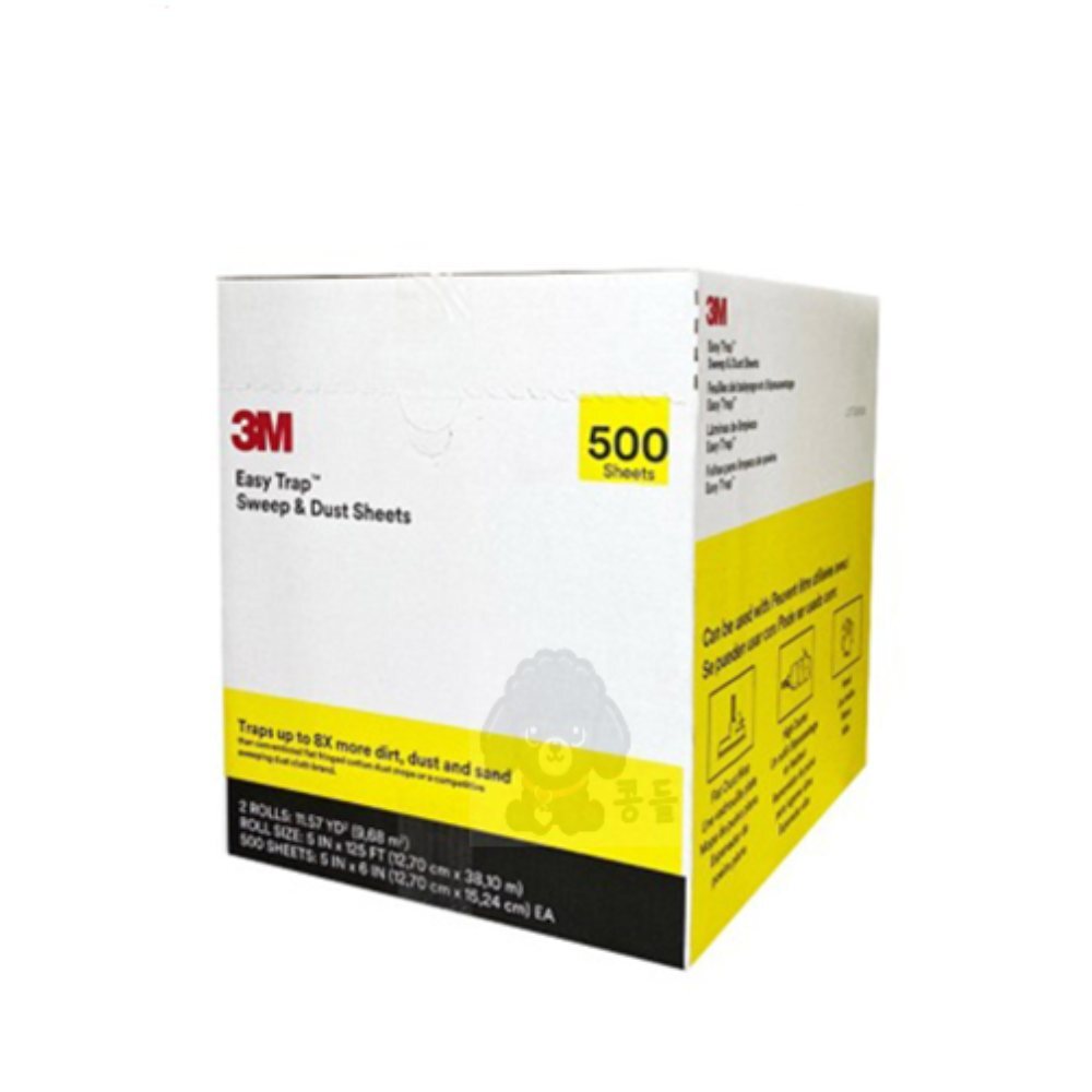 3M 부직포 청소포 바닥 밀대 막대 걸레 일회용 500매 156,000원