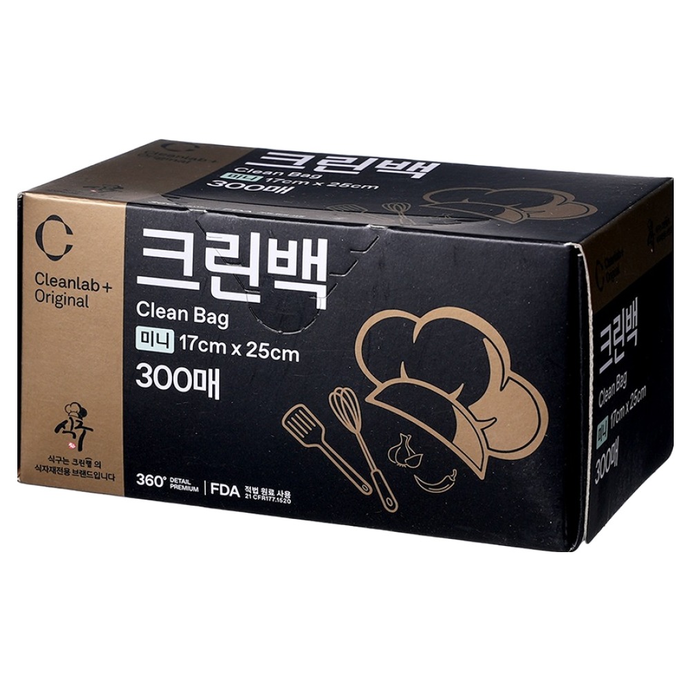 크린랩 크린랲식구크린백 17x25cm 3,970원