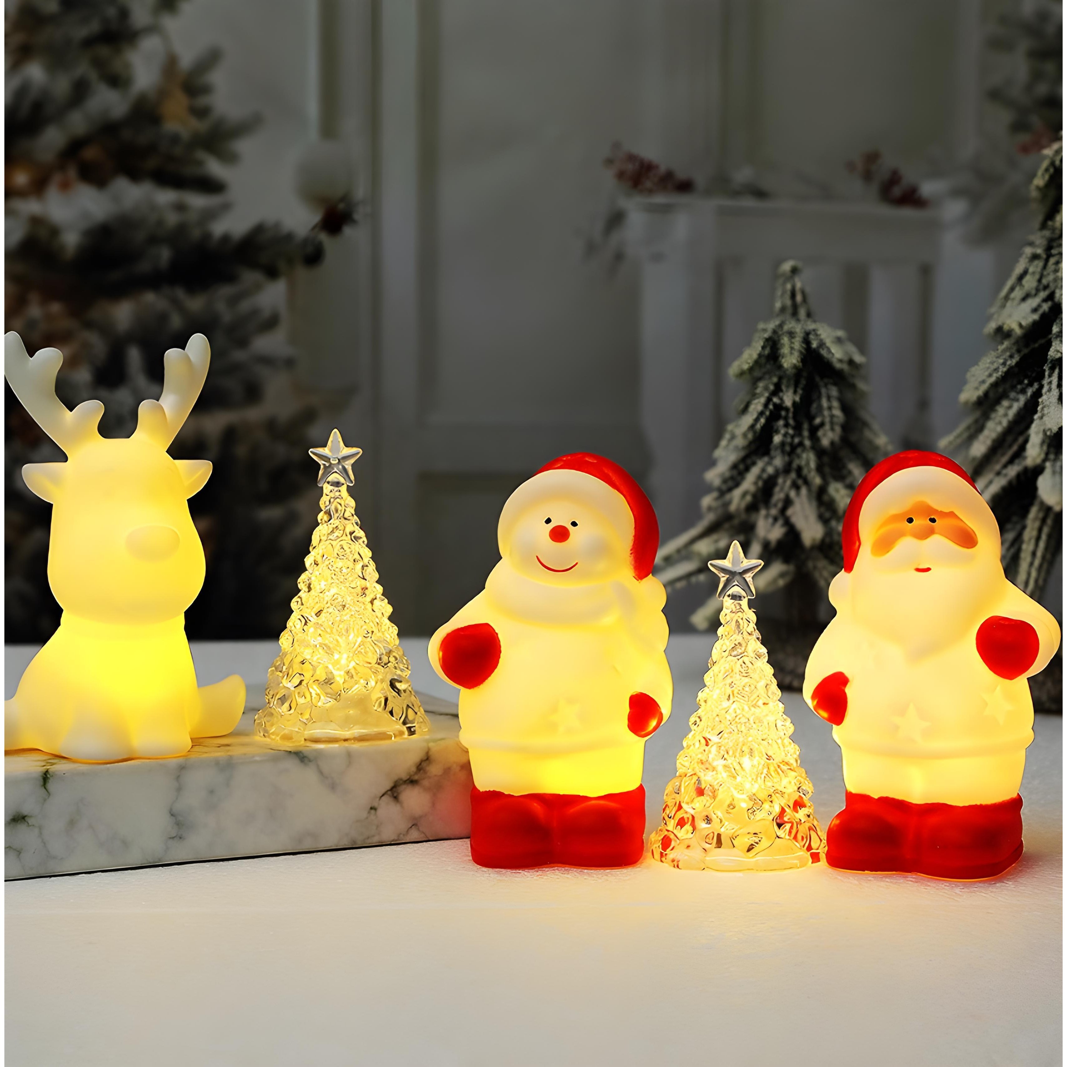 Malikay. 크리스마스 LED무드등 조명세트 루돌프 눈사람 산타 인테리어 소품 FJFRF-3 16,900원