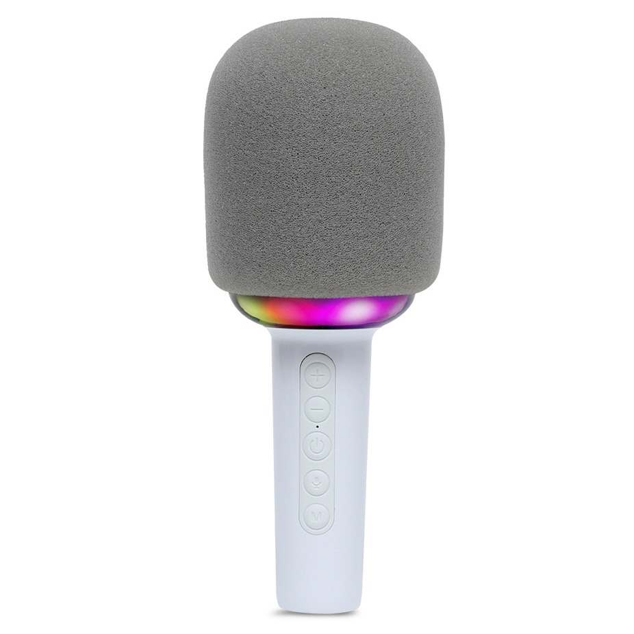 PLEIGO 무선 블루투스 LED 휴대용 마이크, P154, 화이트 17,430원