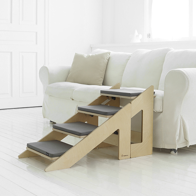 팀비리체 더블스텝 그레이 3단 4단 원목 계단 239,000원