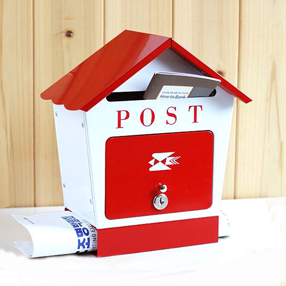 원진엘앤비 국산 고급철판 분체도장 실크인쇄 철재하우스 우편함 34,000원