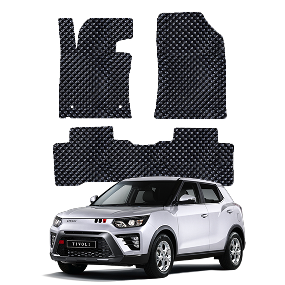 오토가드 엠보싱 3D 벌집 고무 자동차 매트 1열 + 2열 세트 58,900원