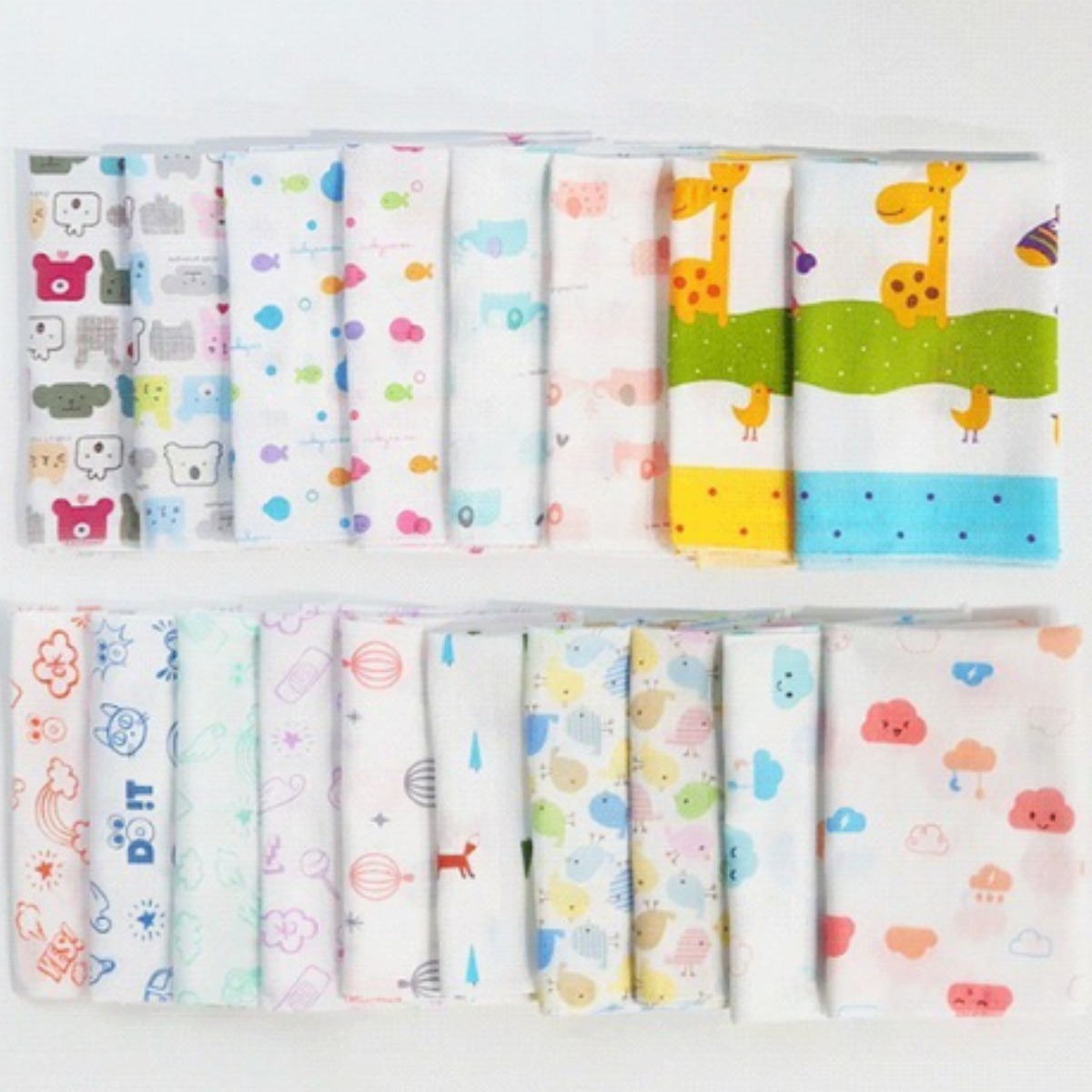 베이비큐 무형광 가제손수건 40장 세트 (랜덤) 23,800원