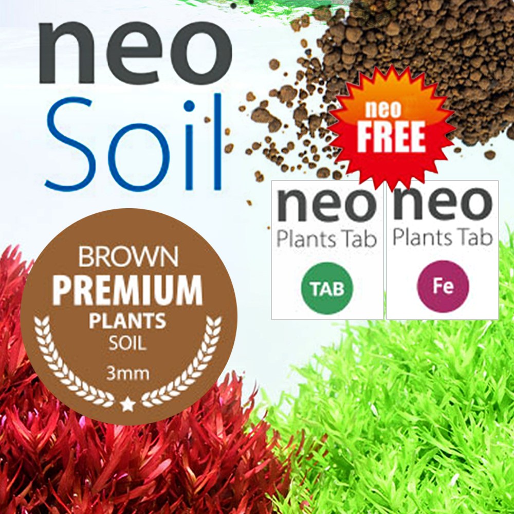 네오 컴팩트 프리미엄 플랜츠 소일 브라운 8L (탭 TAB + 철분 Fe 영양제 무료 증정) / 수족관 어항 수조 ADA 장식품 수초 모스 비료 쉬림프 CRS 구피 열대어 바닥재 37,870원