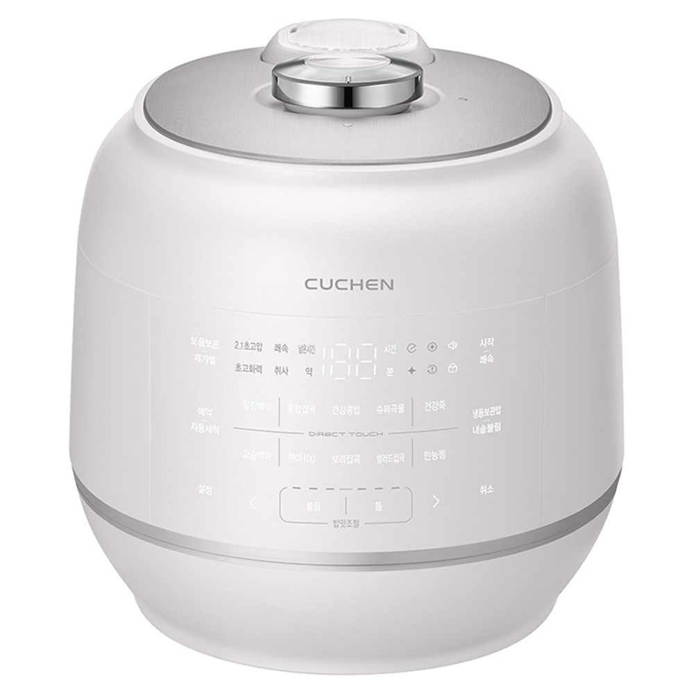 쿠첸 121 마스터 플러스 올스테인리스 전기압력밥솥 6인용, CRT-PBWP0610SR, BlossomWhite 319,000원