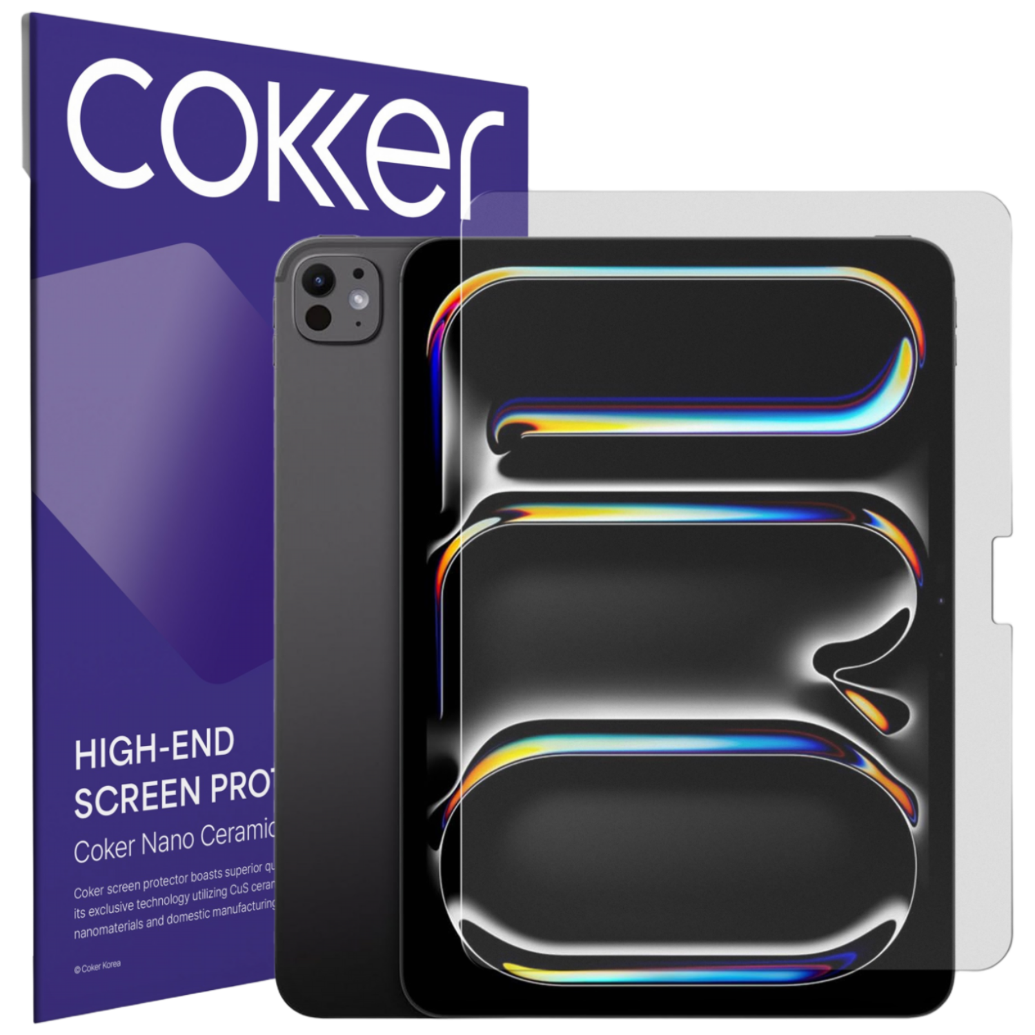 코커 아이패드 Pro 11형 M4 7세대 저반사 지문방지 항균 종이질감 블루라이트차단 액정보호필름 16,920원