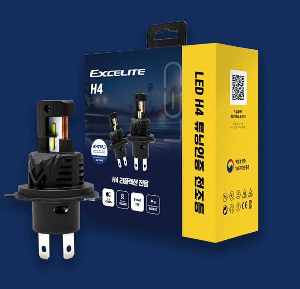합법 LED전조등 H4 전구 헤드라이트 12V 24V 블벨 2P 129,000원