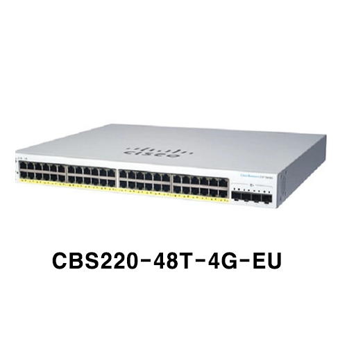시스코 CBS220-48T-4G-EU 기가비트48포트 4SFP광포트 스위치허브 SG220-50-K9 후속모델 805,000원