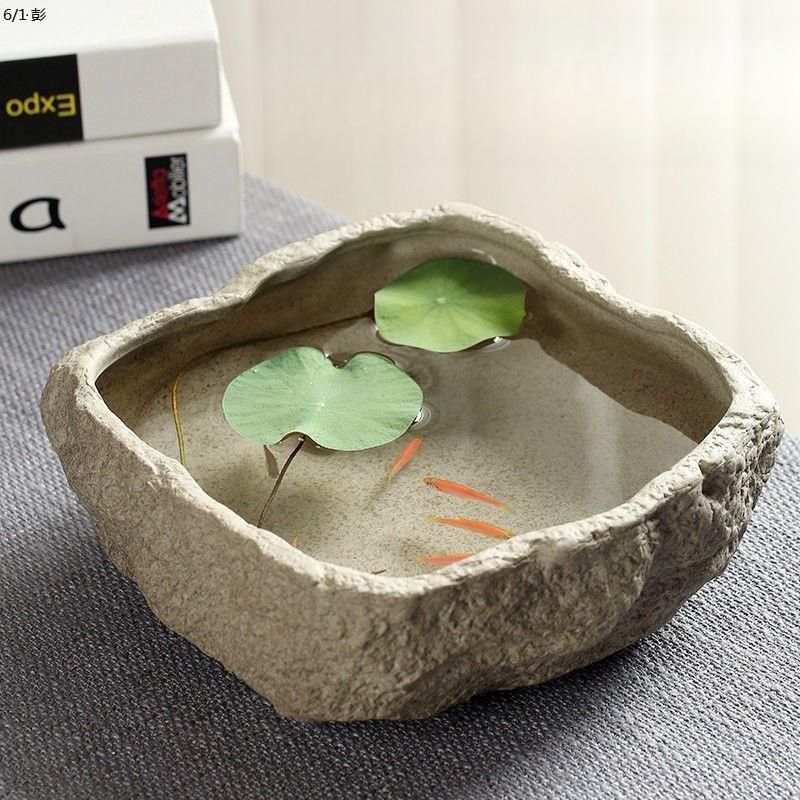 돌 가정용 수경재배 수반 어항 옹기 도자기 항아리 27,500원