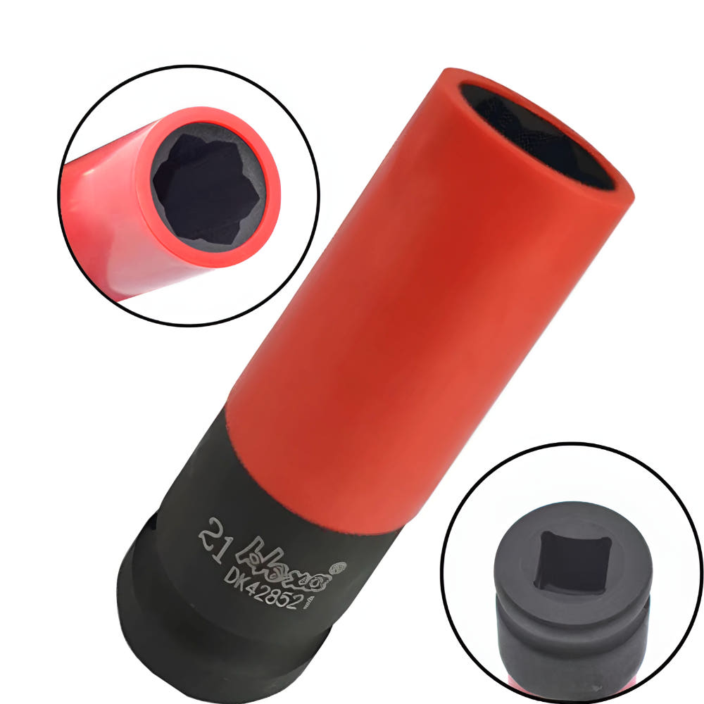 대만산HEXA 1/2 현대 기아 21mm 별모양 휠너트 소켓 휠복스알 임팩 롱 아이오닉9 11,200원