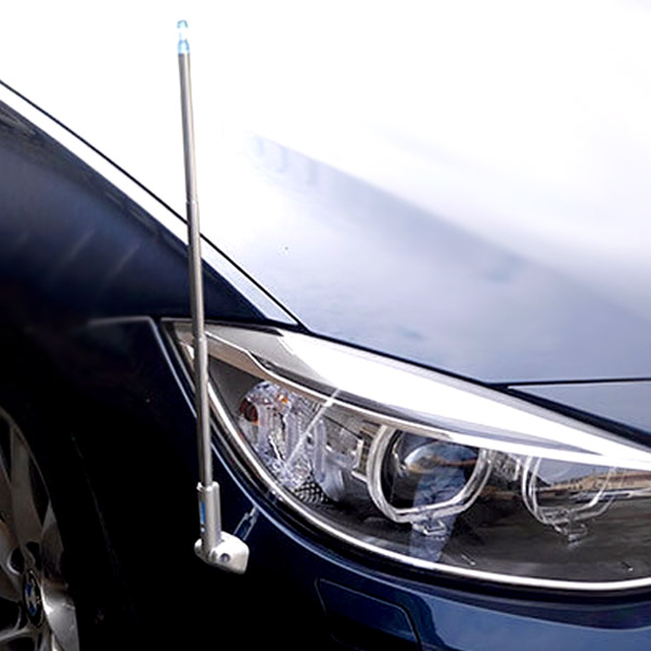 모터한 코너 안전폴 초보운전 깃봉 익스테리어 폴대, 실버 10,470원