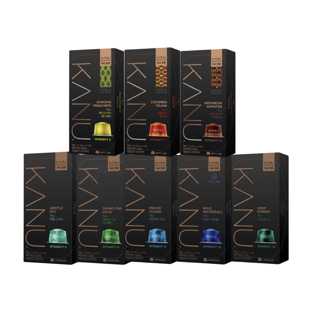 카누 전용 캡슐커피 싱글오리진+다크 캡슐 ( 아라비카 에스프레소 아이스), 1개, 10개입, 9.5g 78,900원