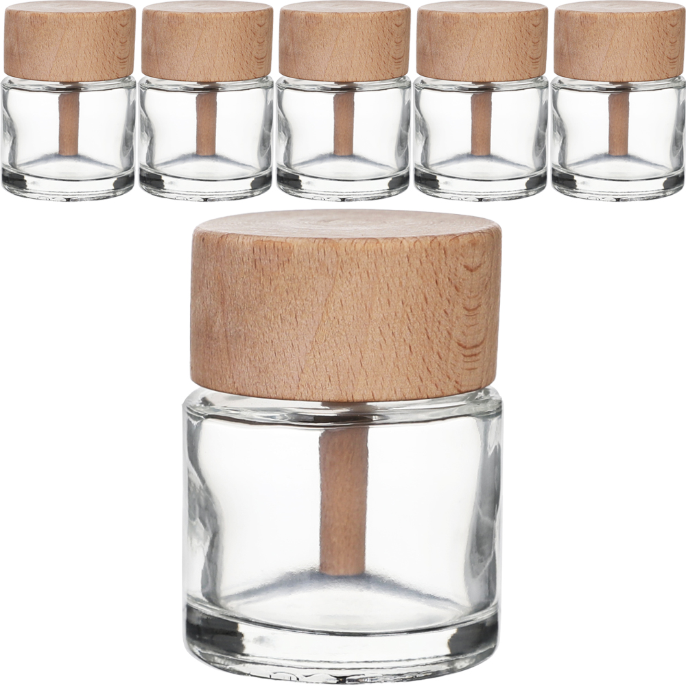 강군샵 원통우드캡 디퓨저용기, 단일 색상, 50ml, 6개, 현재가 9,260원