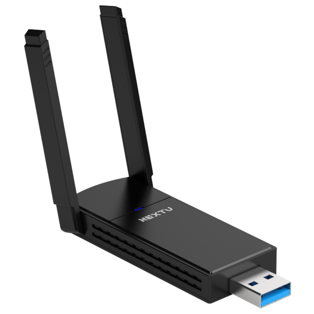 넥스트유 1300Mbps 듀얼 안테나 USB 타입 외장형 무선 랜카드, USB타입 무선랜카드-{NEXT-1305AC-AT}, 1개 19,500원