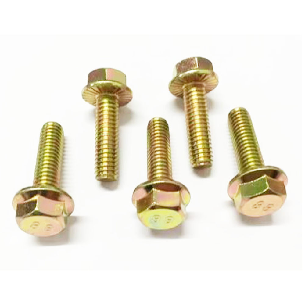 후렌치육각볼트 M8X35 1마대 1,200개 천연색도금 후렌지육각볼트 115,200원