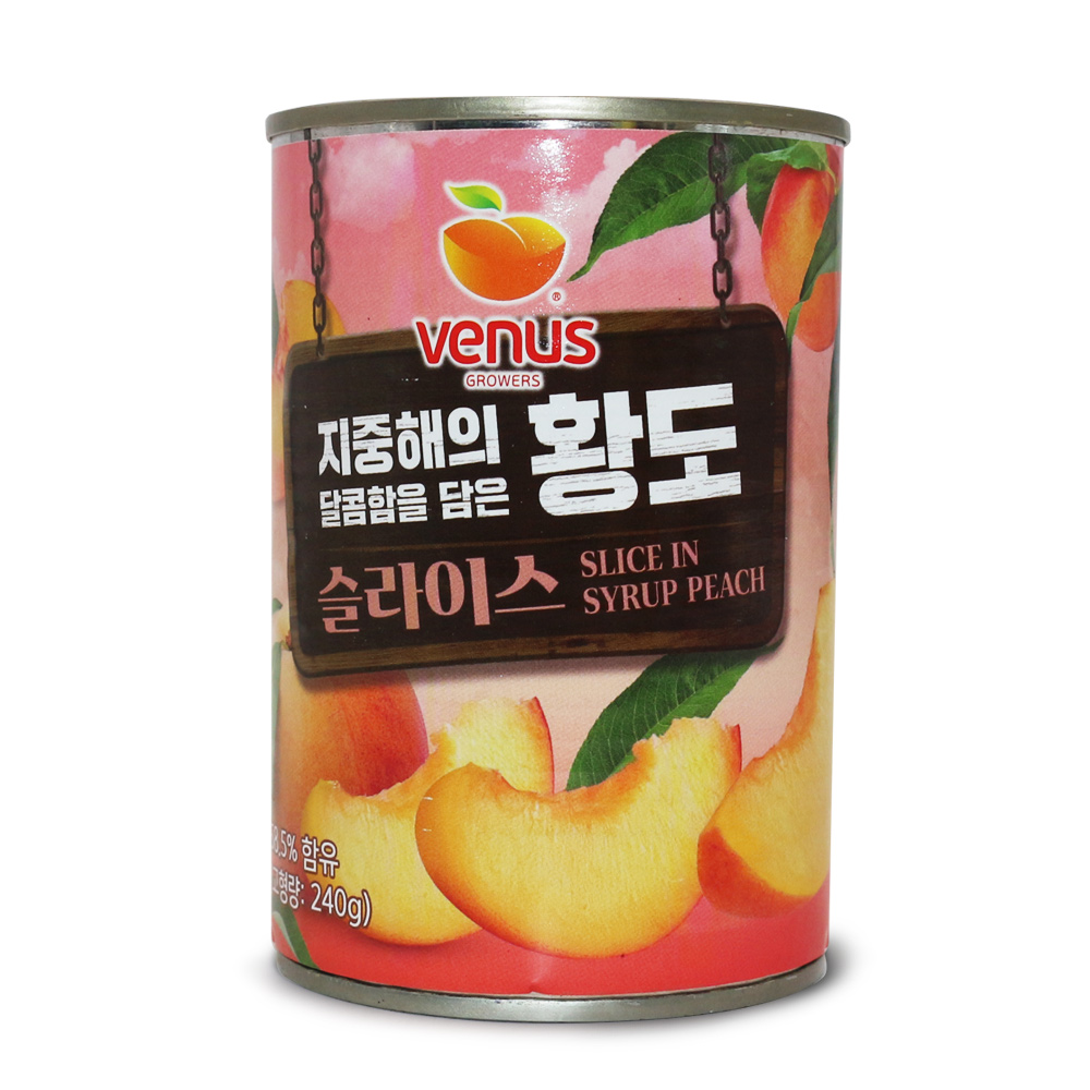 신세계푸드 비너스 황도슬라이스 410g 1box(410g X 24can) 47,640원