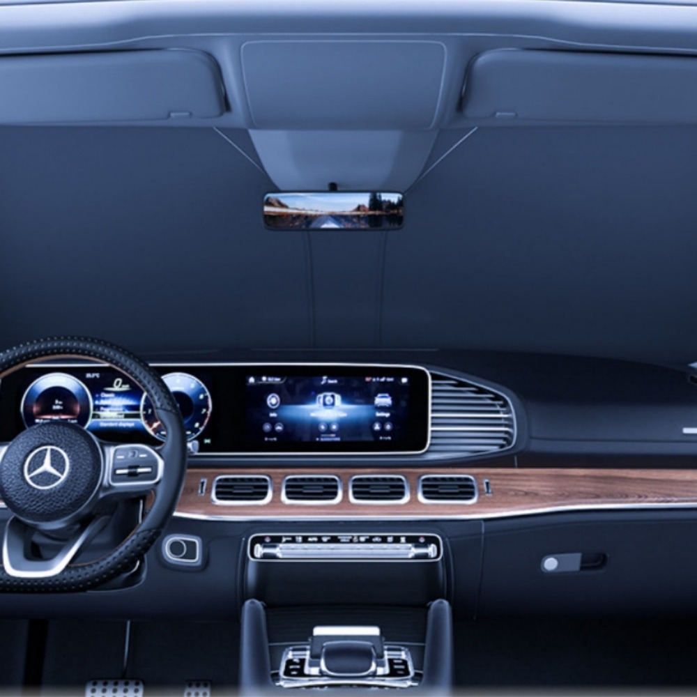 집공감 차량용 햇빛가리개 운전석 자동차 옆유리 풀세트, 실버 + 블랙, 1세트 10,000원