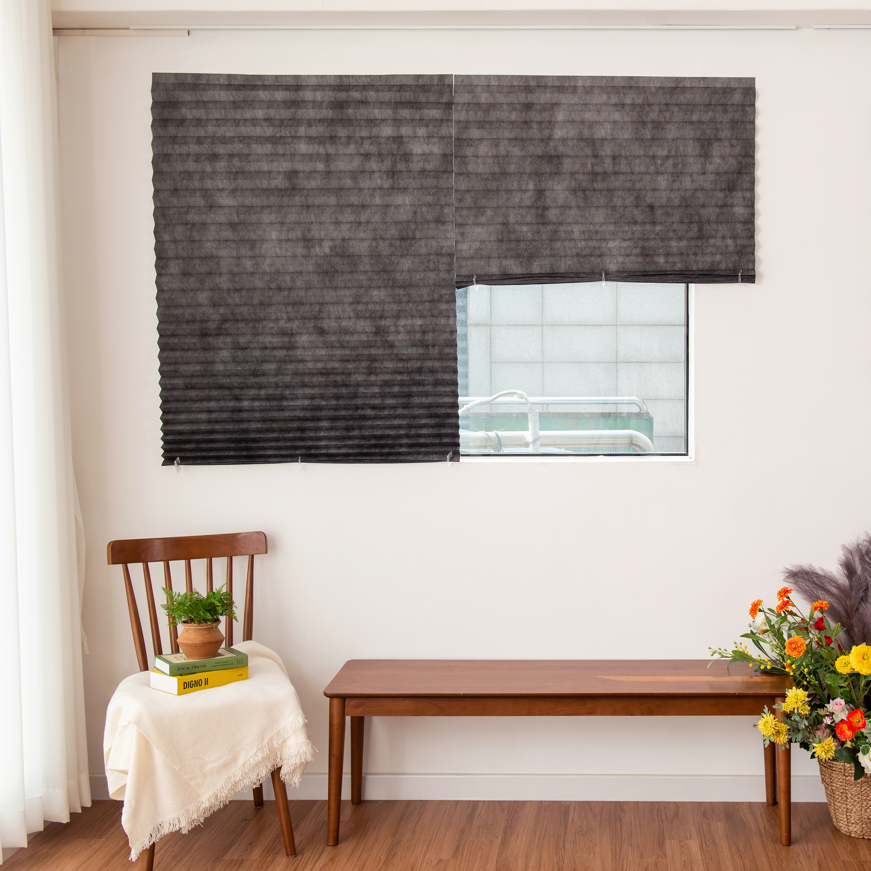 nuguna 붙이는 셀프 블라인드 자이언트 더블암막형 21,400원