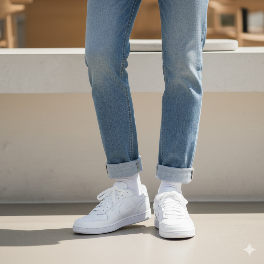 국내매장판 나이키 흰색 운동화 에버논 로우 화이트 올백 71,010원