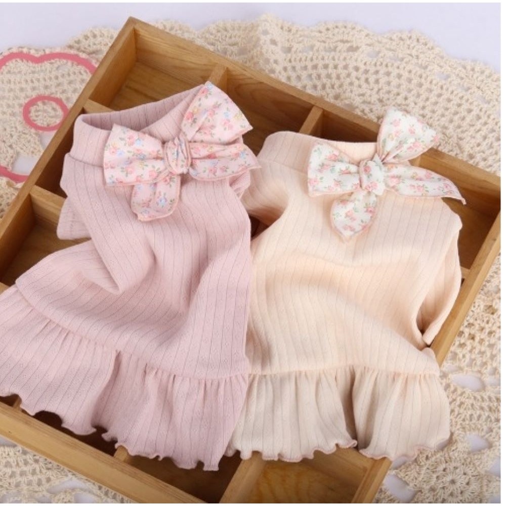 다솜아뜨샵 국내제작 봄봄 강아지 밀키 원피스, 1개, 핑크 17,900원