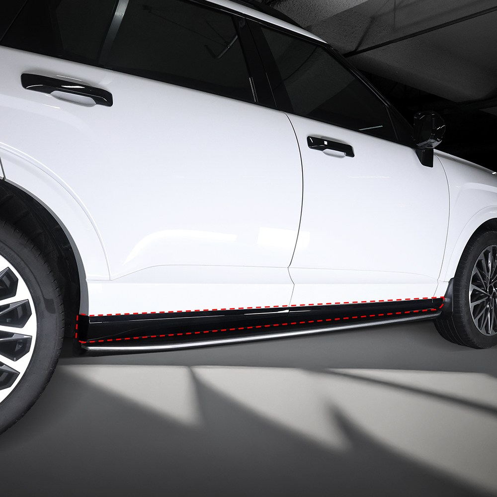 유투카 호환 디올뉴 팰리세이드 LX3 크롬 죽이기 튜닝 블랙 몰딩 도어가니쉬 커버, 기타 63,500원