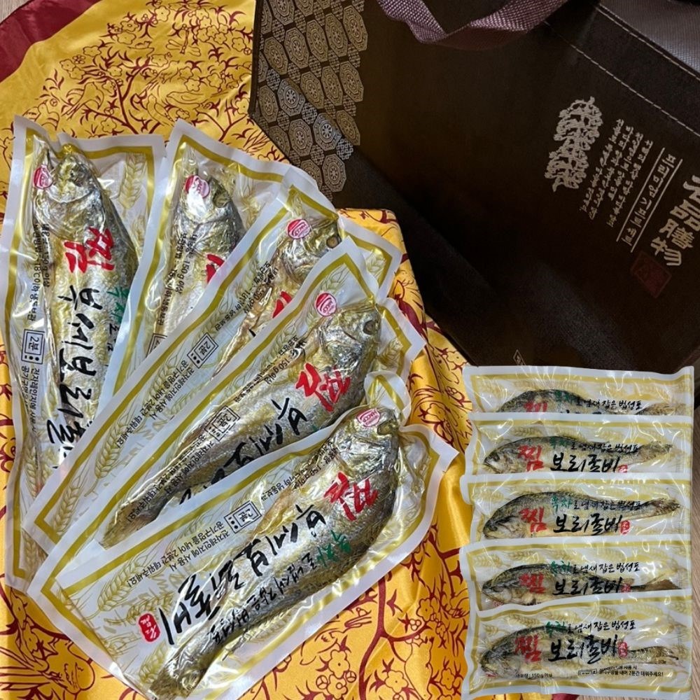녹차로 냄새 잡은 영광 찐 보리굴비 5미 27cm내외 특대32cm내외 법성포 부세 명절 선물세트, 10미 169,900원