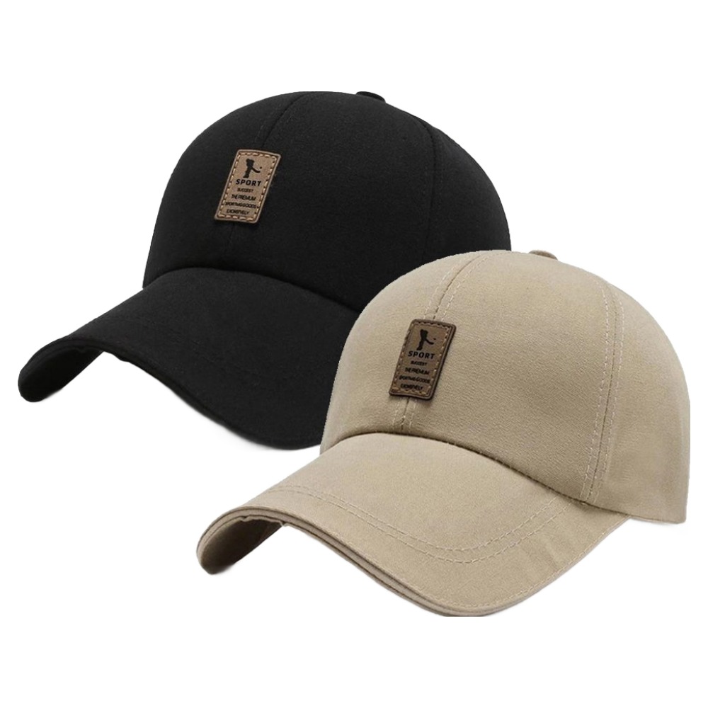 미다미 스포티 태그 챙이 긴 볼캡 2종 세트 1557 9,900원