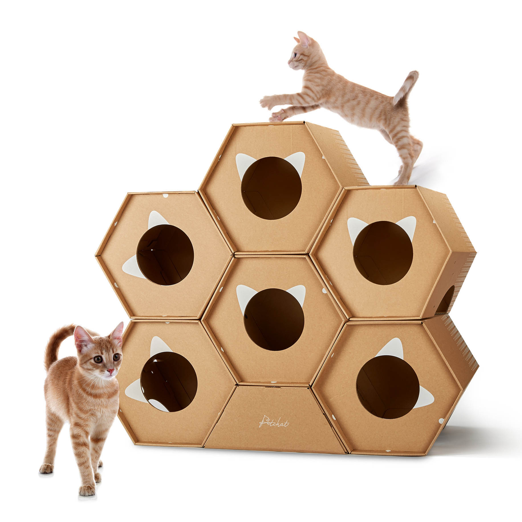 2세트 DIY 고양이 캣타워 종이 박스 숨숨집 캣터널 하우스 골판지 67,900원