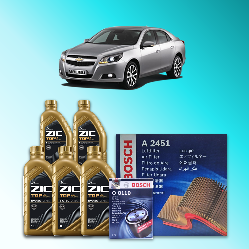 말리부 (V300) 2.4 가솔린 엔진오일세트 SK 지크 탑 LS 5W30 (ZIC TOP LS) 96,100원