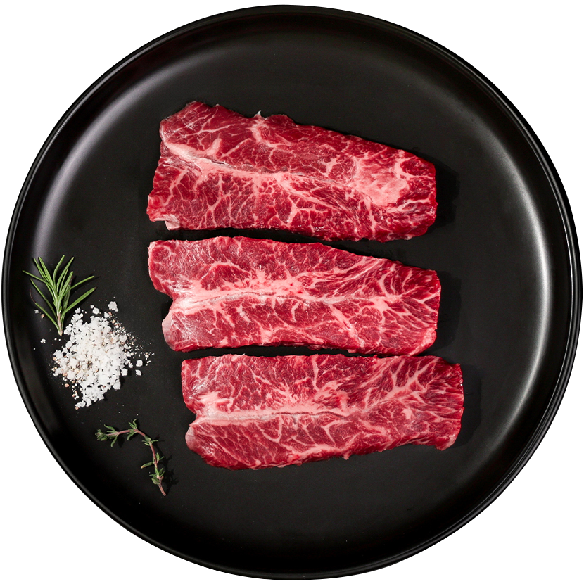 지인한우 무항생제 한우 1등급 부채살 (냉장) 200g, 200g, 1개 20,400원