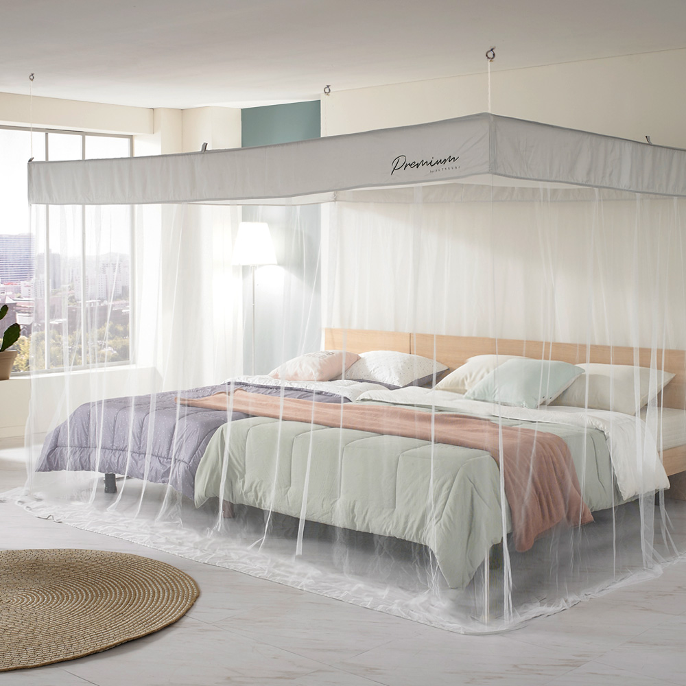 솔트 사각 캐노피 모기장 (스텐봉제외) 41,900원