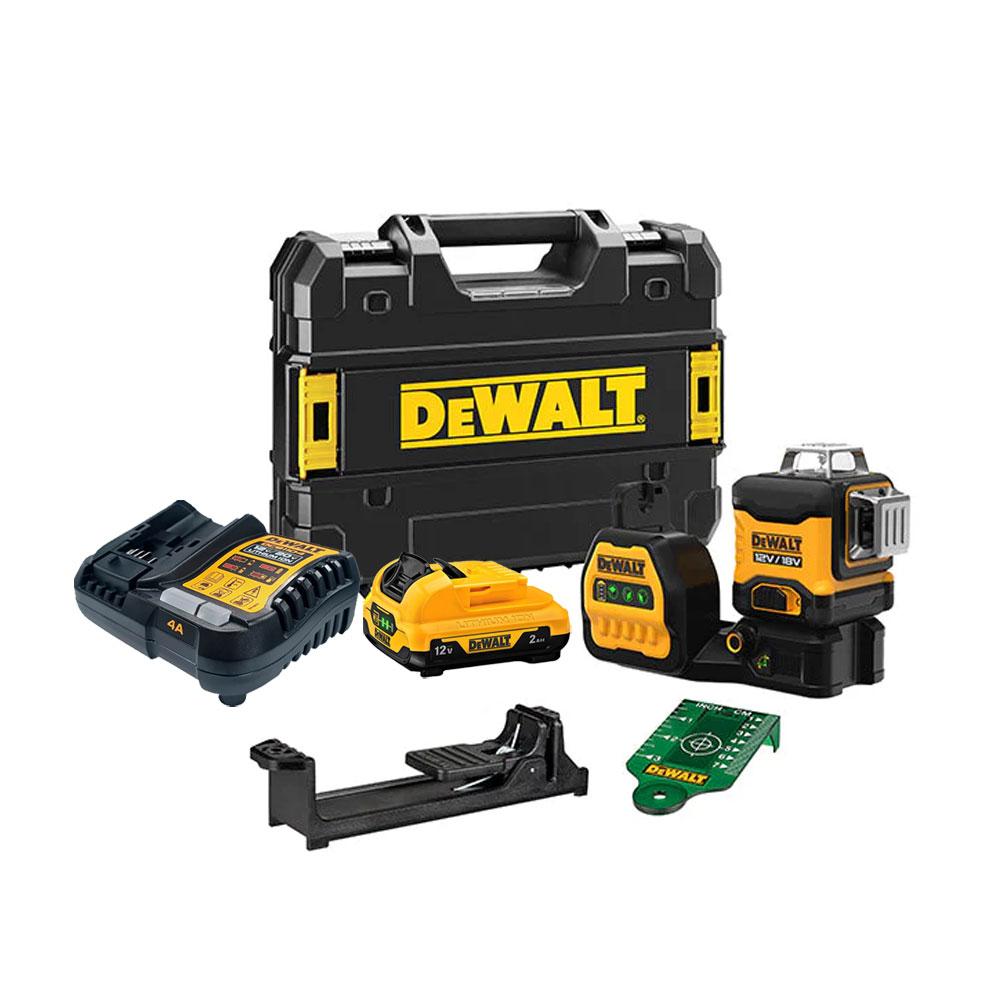 디월트 DCE089D1G 12V MAX 3D 360도 멀티라인 그린레이저 세트, 1개 444,400원