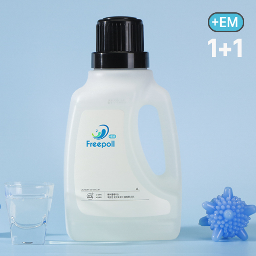 프리폴 FREEPOLL) 1+1EVENT 운동복 세제 스포츠 세제 아웃도어 요가복 세탁 땀냄새 제거 탈취력 프리폴 세탁세제 1L 15,000원