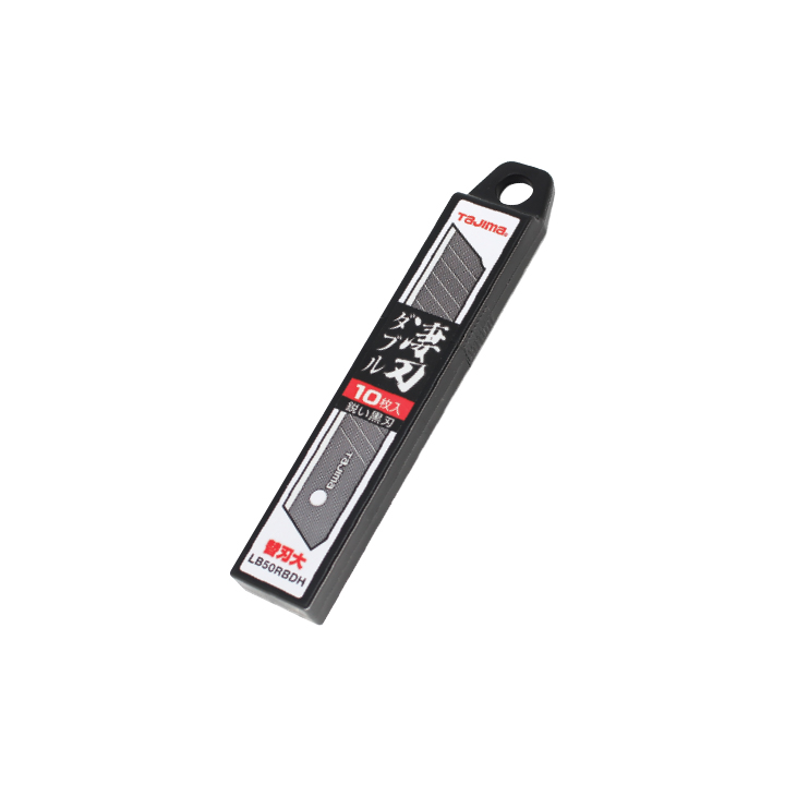 대용량 타입 TAJIMA 타지마 컷터칼날 블랙더블 LCB-50RBDH 50개입 22,000원