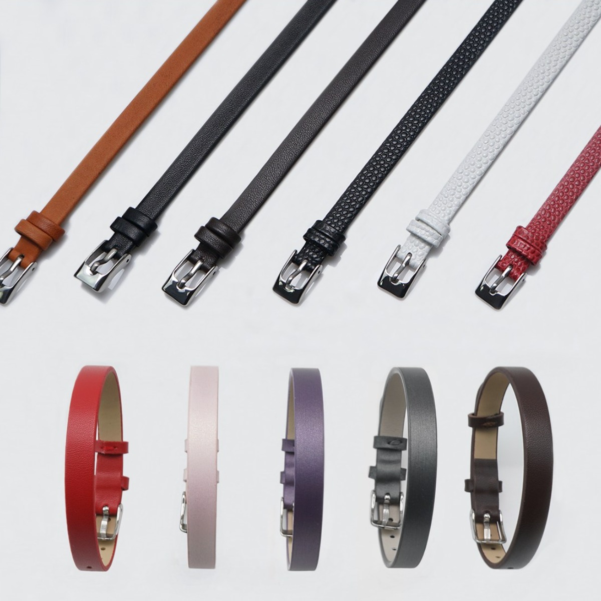 6mm 8mm 10mm 시계줄 호환 10종의 원피스 스타일 범용 여성 가죽시계줄 로즈몽 밀튼스텔리 호환 가능 21,900원