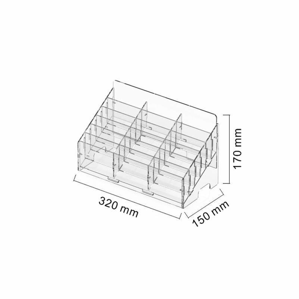 스마트 아크릴 카드키 보관함 분류함 쿠폰 15X높이 반납함 21X너비 2X6 주민등록증 수거함12칸 25,500원