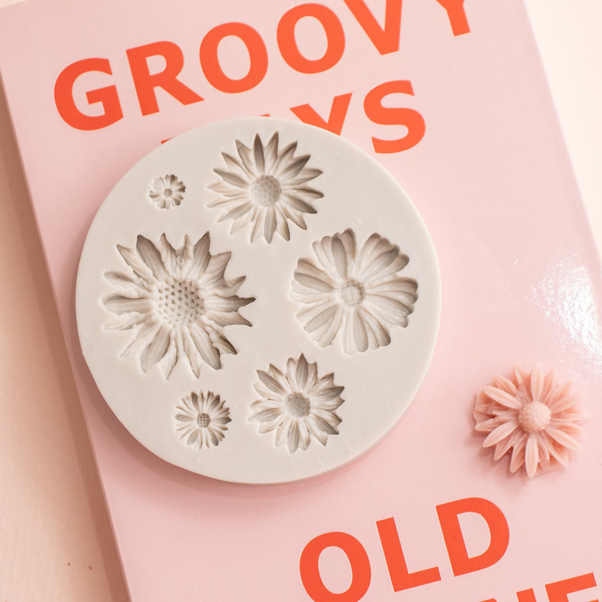 앵글띵 사계절 꽃 데코모음 6구 실리콘몰드 5,500원