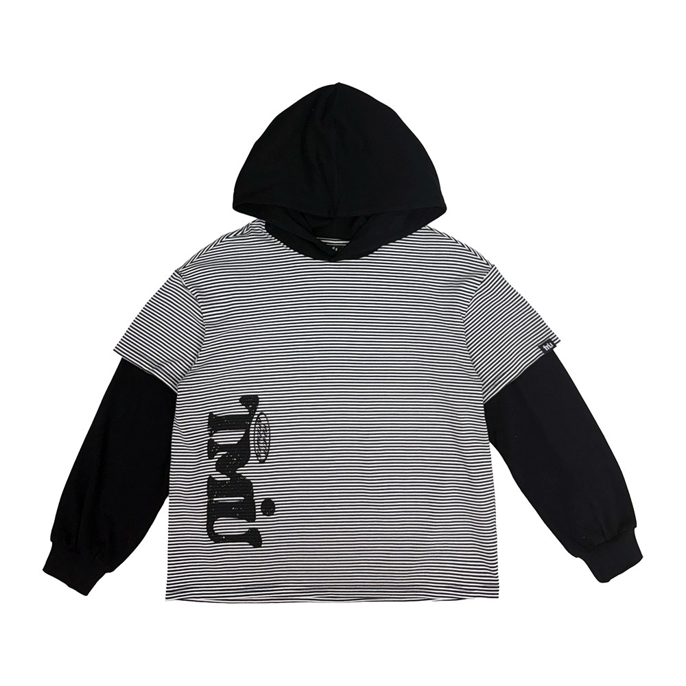 티미유 주니어 공용 후드레이어드 티셔츠 69,900원