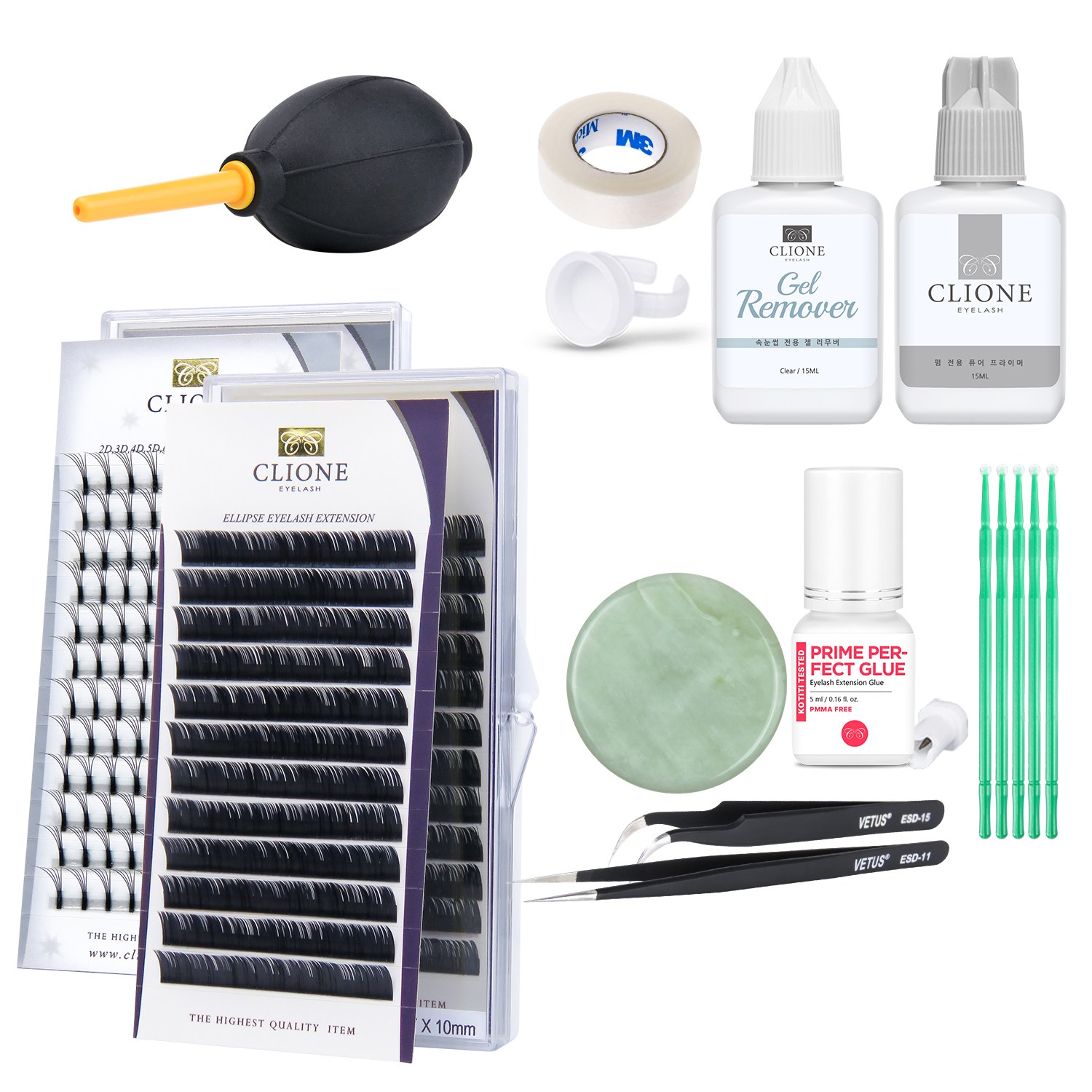 클리오네 속눈썹 연장 세트, 12종 속눈썹연장세트, 1개 28,000원